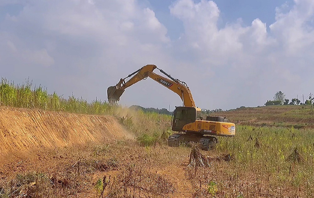 “高標農(nóng)田文旅基地”項目建設火熱進行中